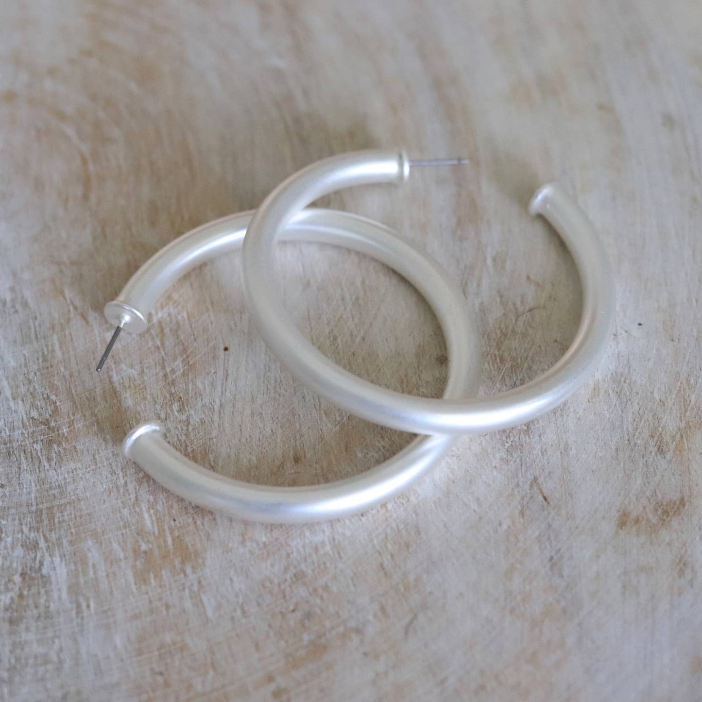 Large Silver Hoops | Everyday Hoops | Classic Hoops