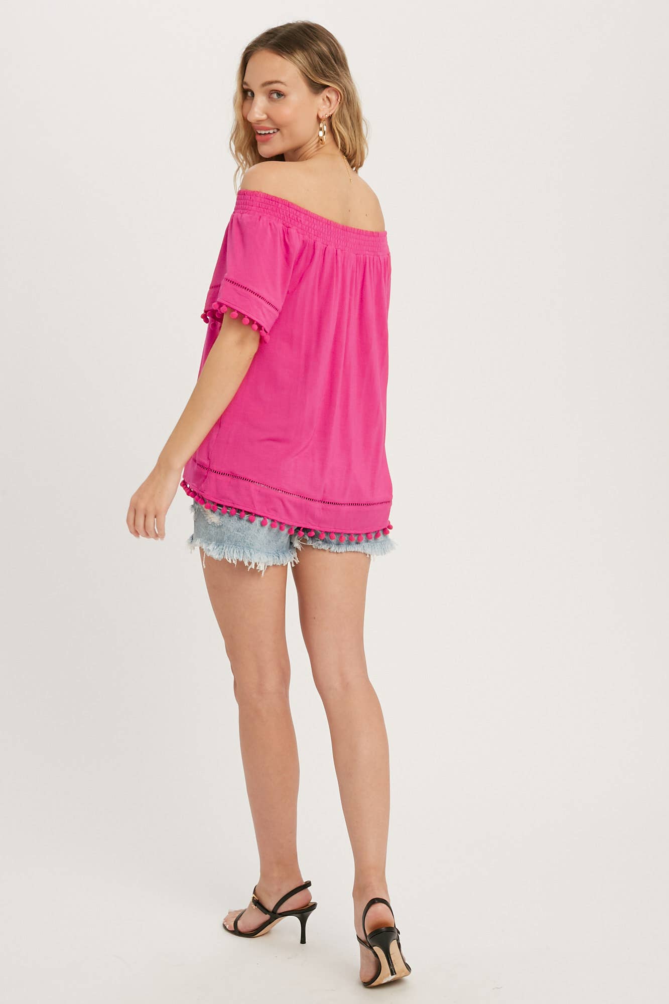 POM POM TRIM TOP