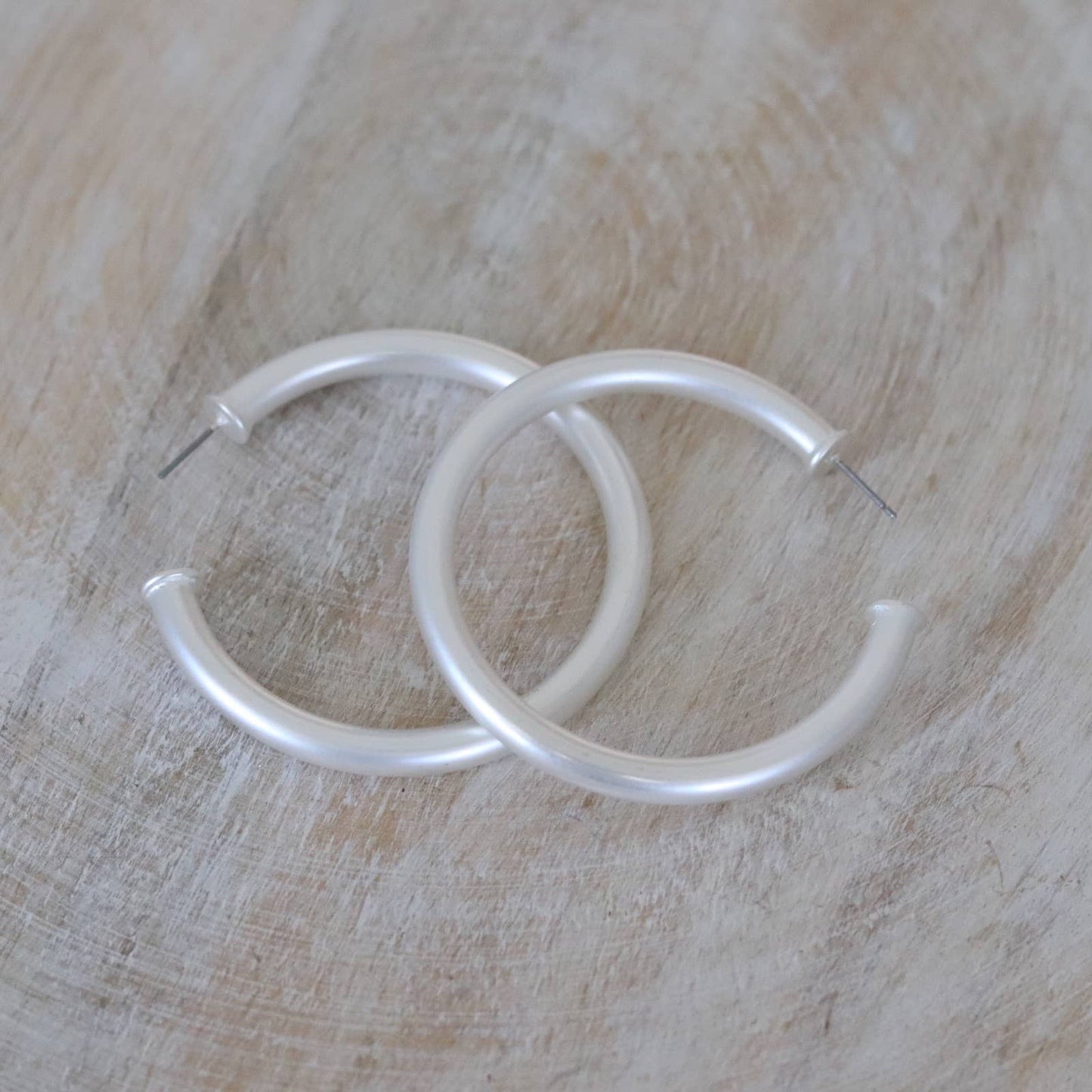 Large Silver Hoops | Everyday Hoops | Classic Hoops