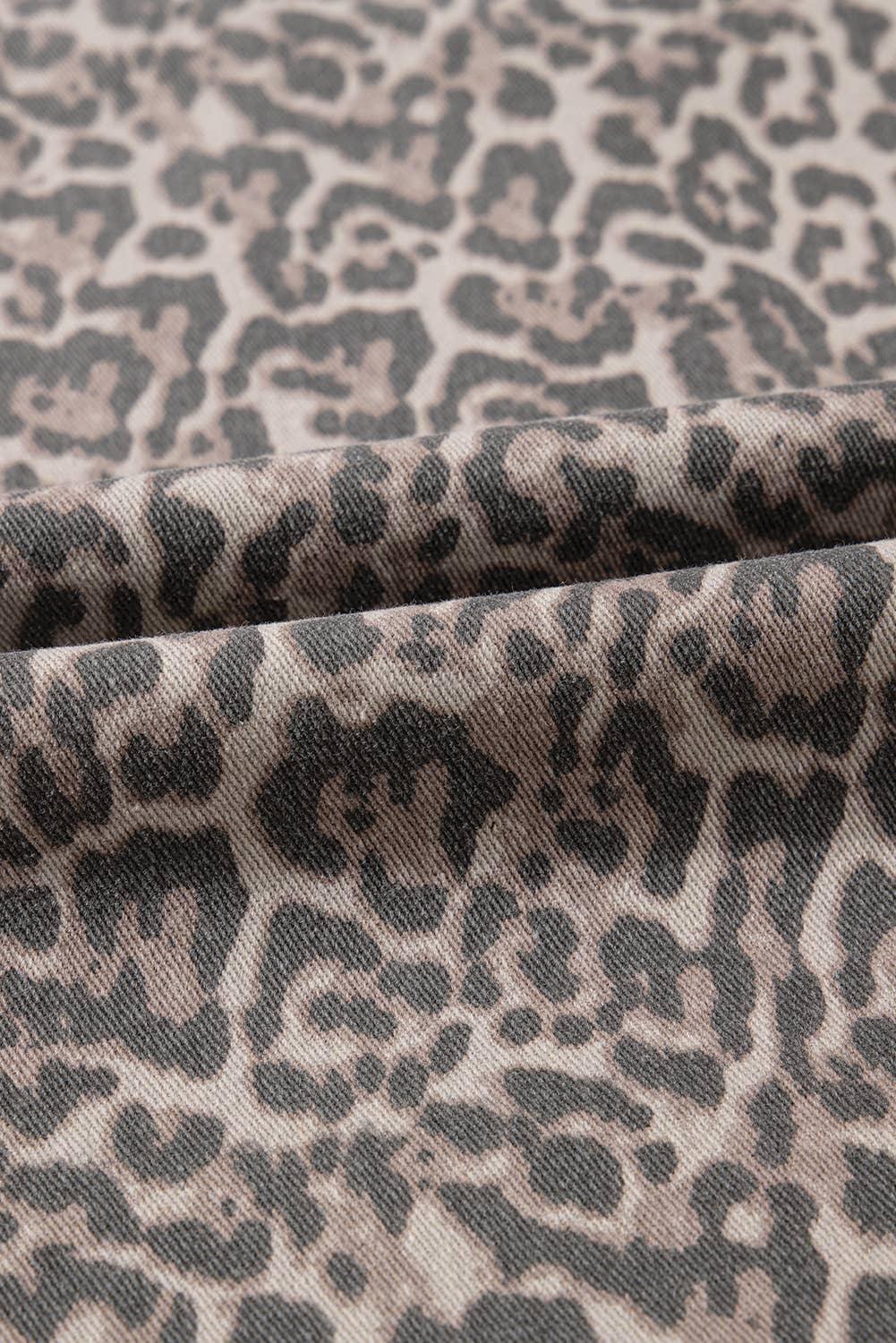 Leopard print fabric texture, stylish animal pattern for fashion apparel and accessories