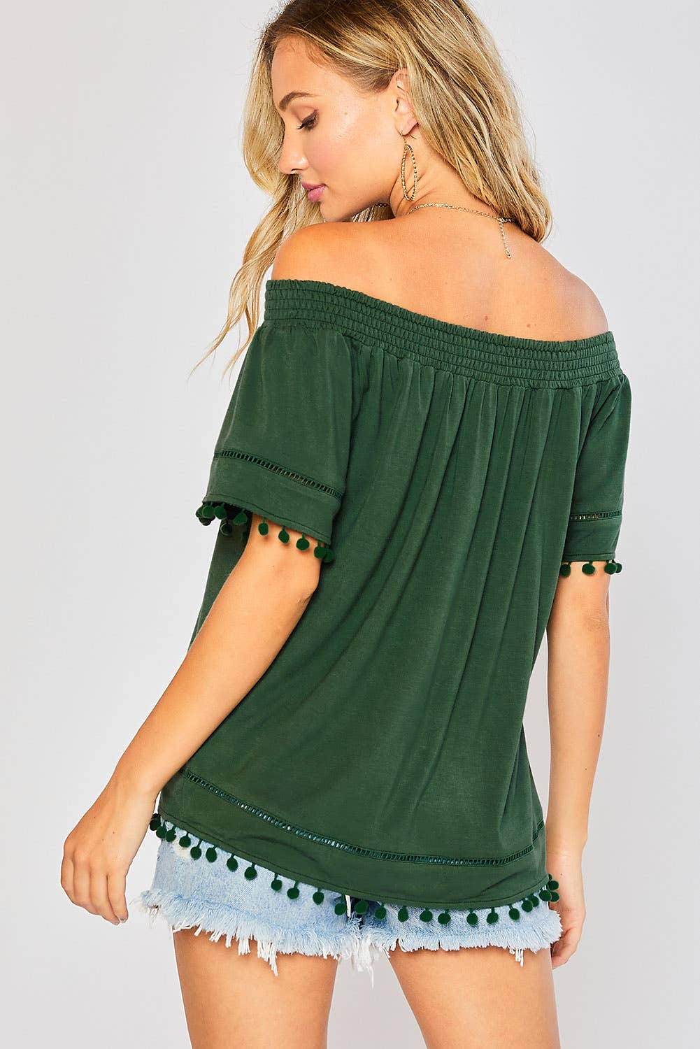 POM POM TRIM TOP