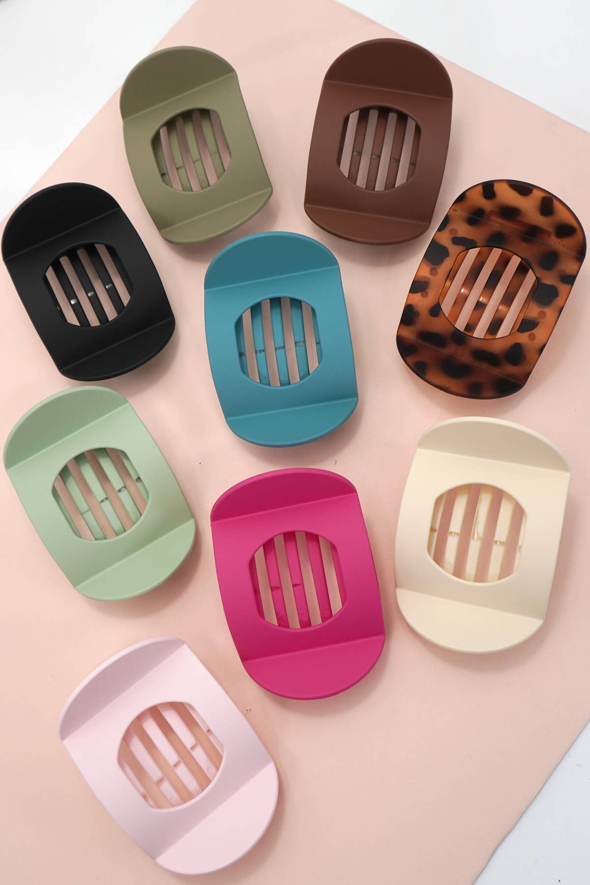 Lay Flat Large Hair Claw Clips