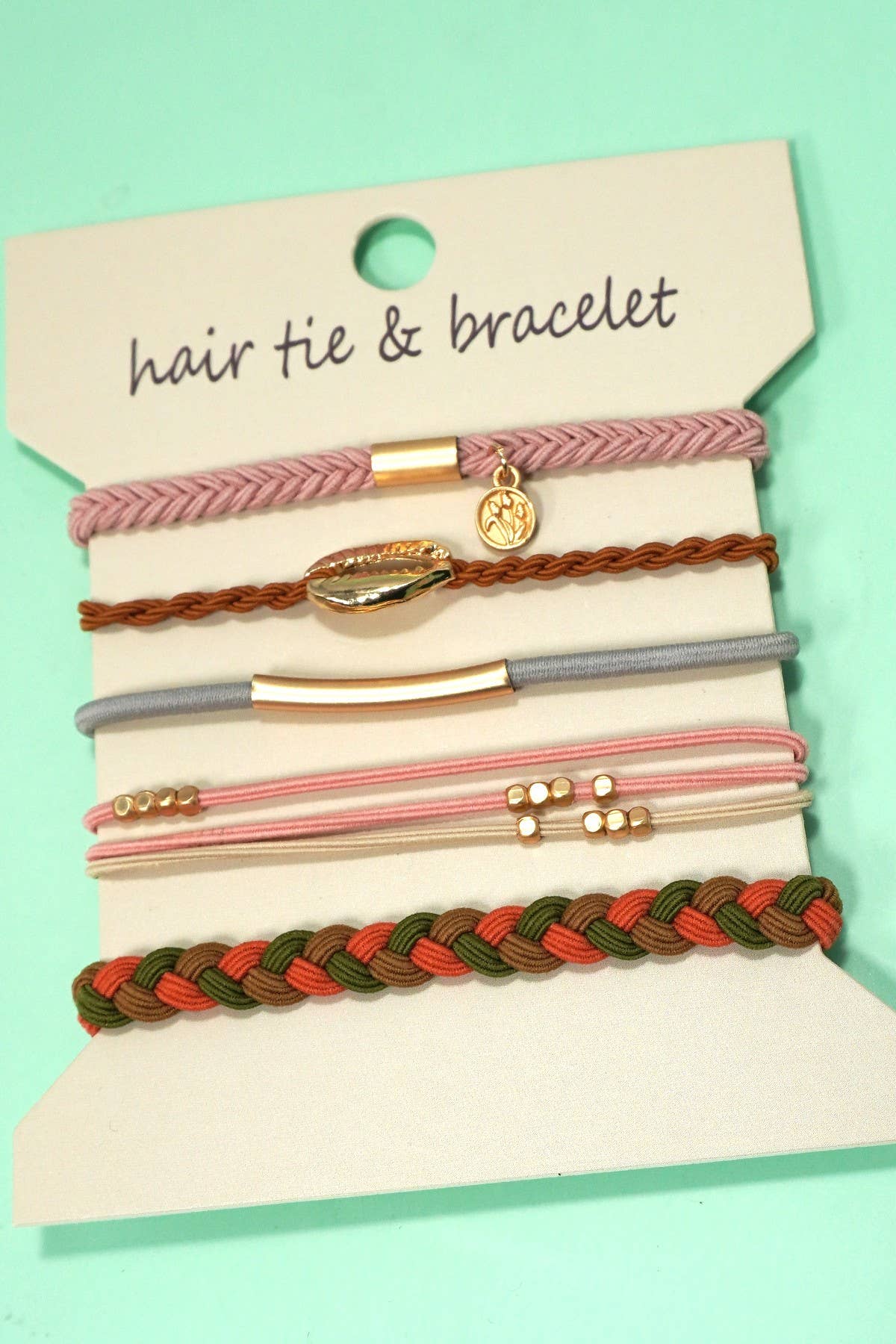 BOHO DUAL FUNCTION KNOT BRACELET HAIR TIES