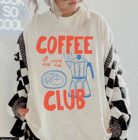 Coffee Club Shirt Tee