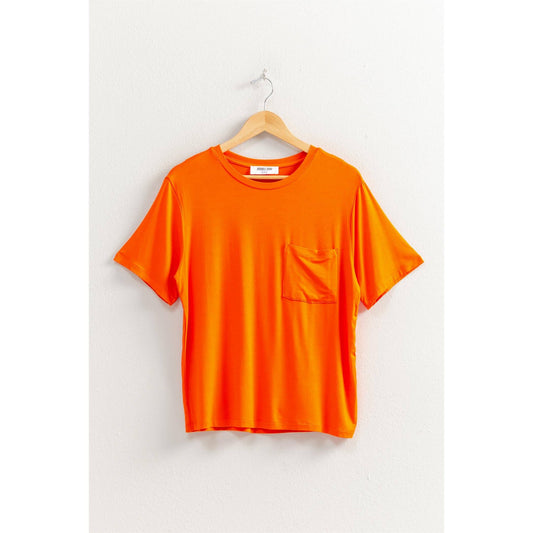 Basic Oversized Pocket Tee