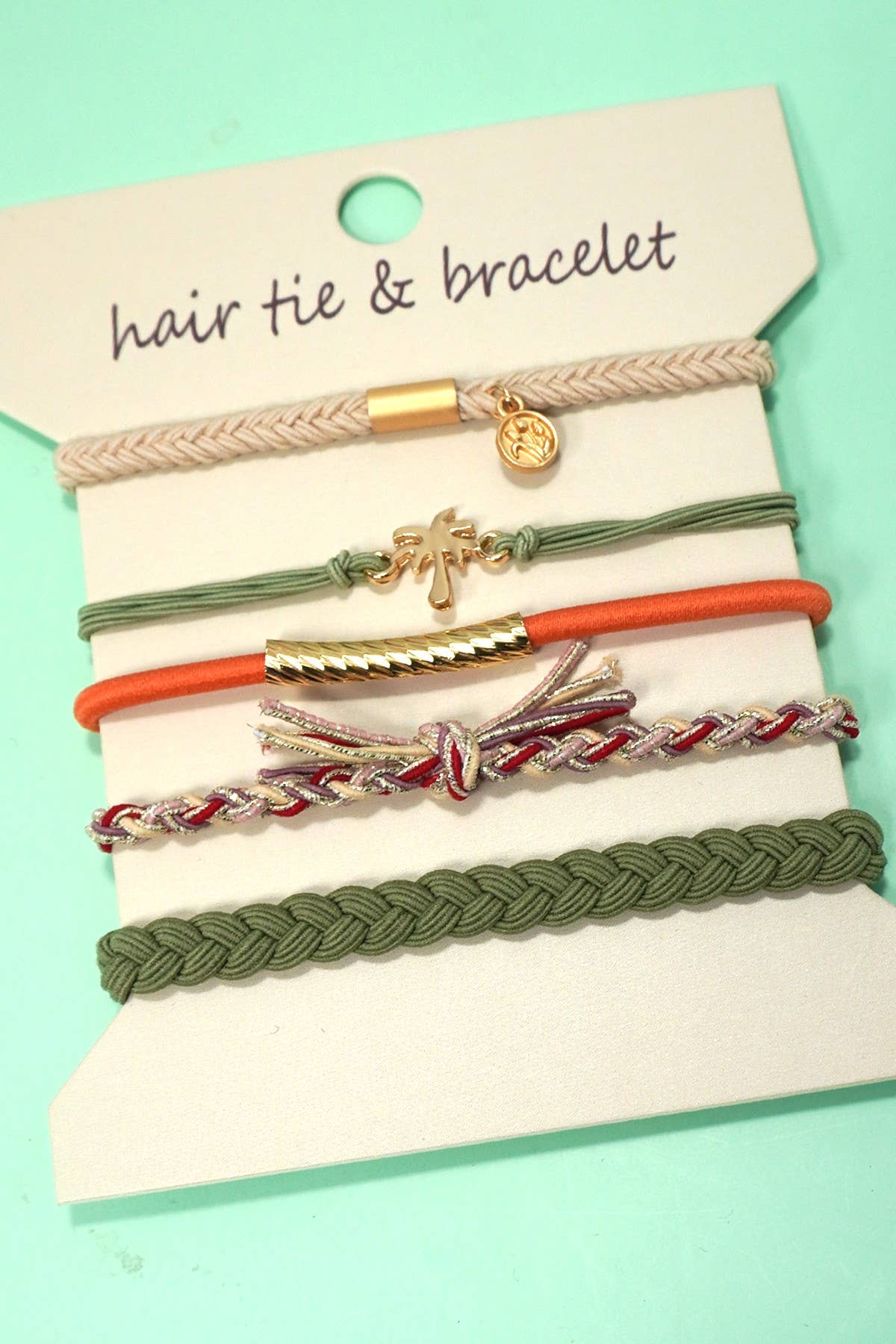 BOHO DUAL FUNCTION KNOT BRACELET HAIR TIES
