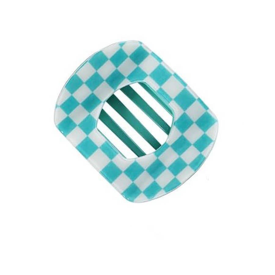 Jumbo Lay Flat Oval Hair Claw Clips