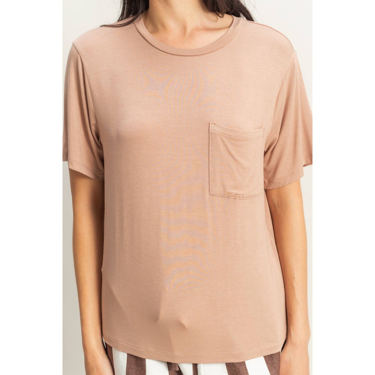 Basic Oversized Pocket Tee