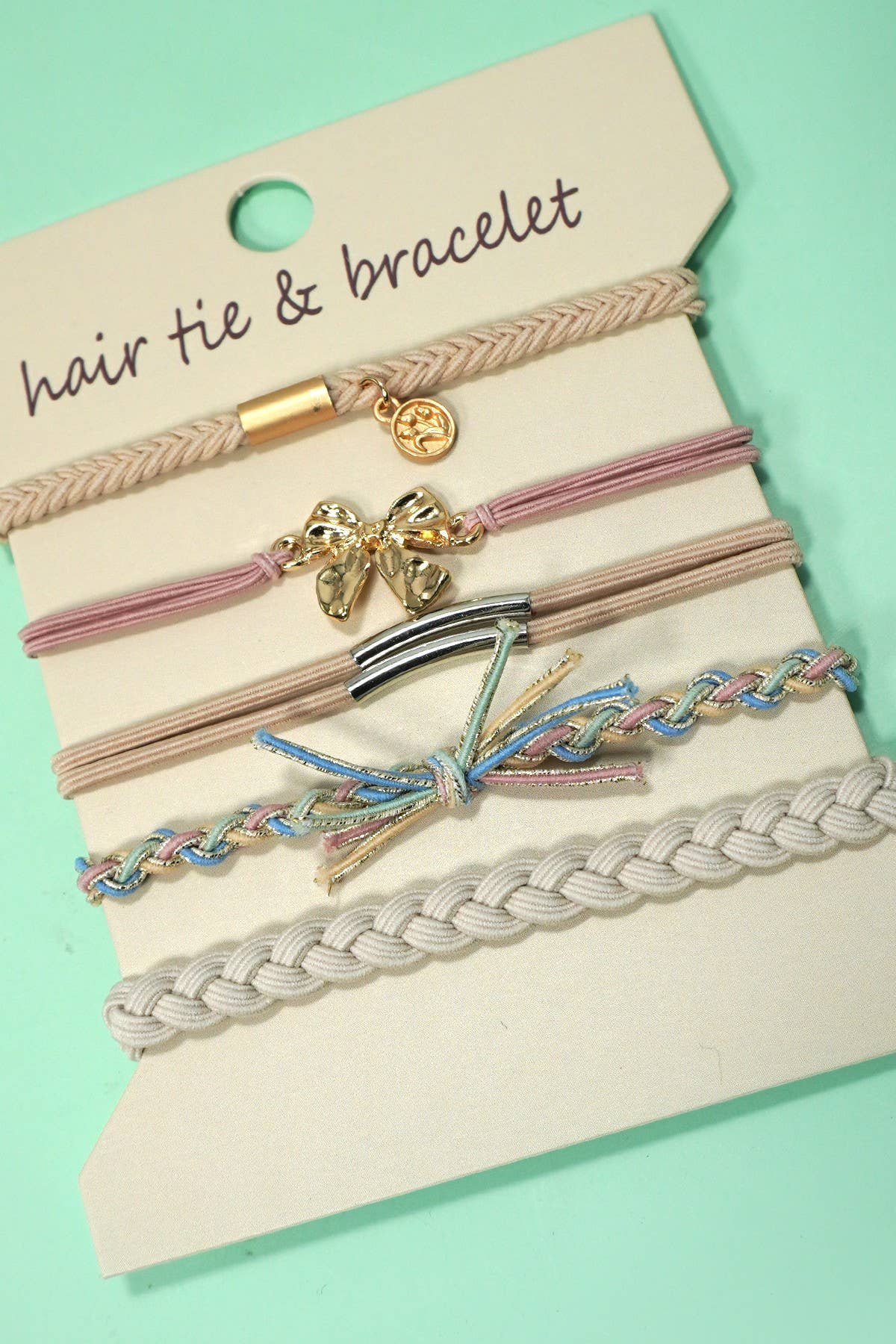 BOHO DUAL FUNCTION KNOT BRACELET HAIR TIES