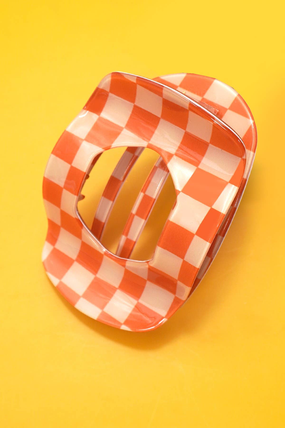 Jumbo Lay Flat Oval Hair Claw Clips