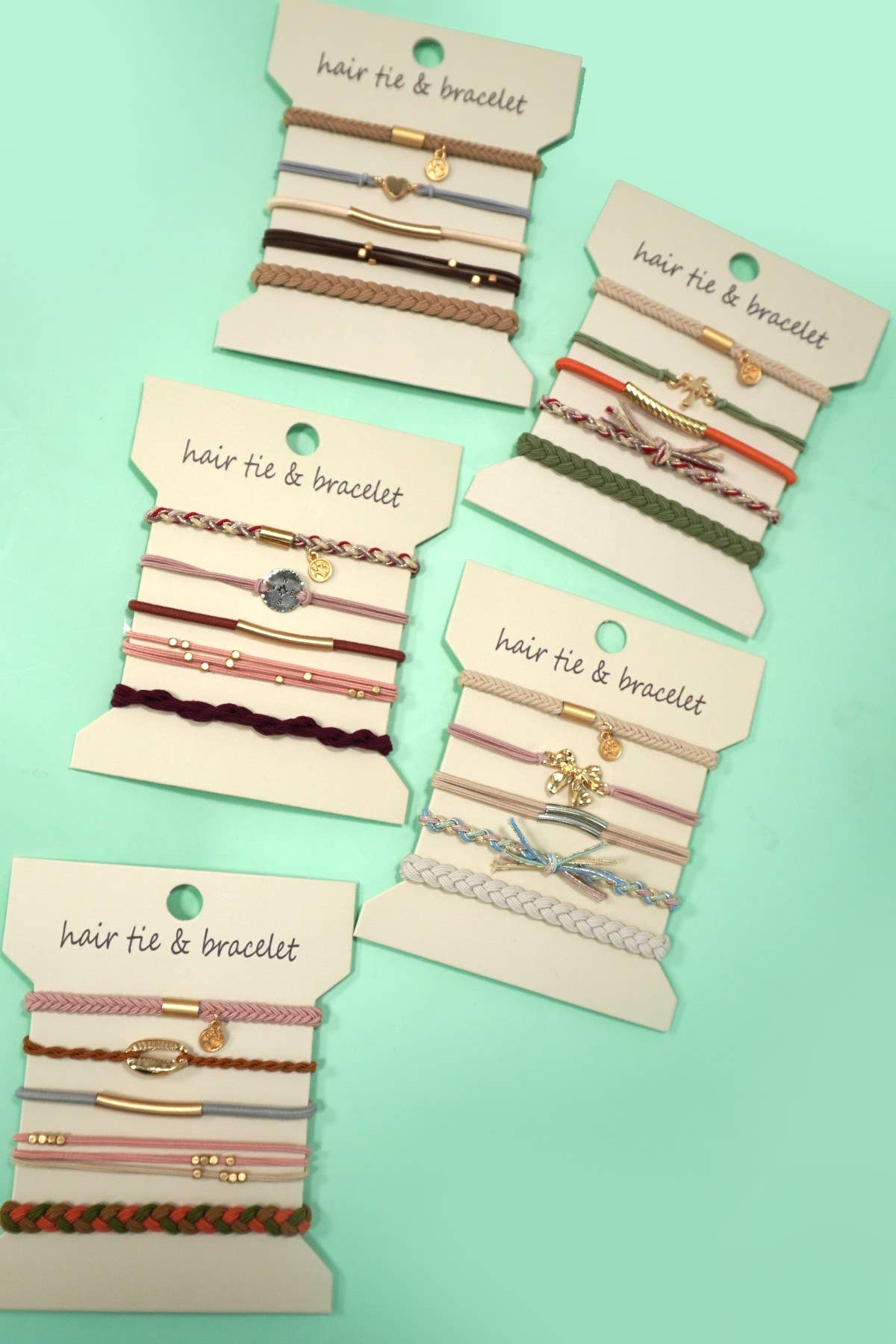 BOHO DUAL FUNCTION KNOT BRACELET HAIR TIES