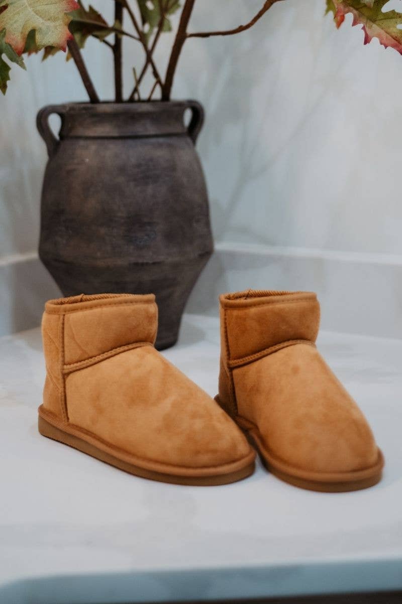 Chesnut Fur Mini Ankle Boots